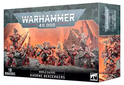 Khorne Berzerkers World Eaters Chaos Marines NO BOX Warhammer 40K Combat Patrol • $83.02