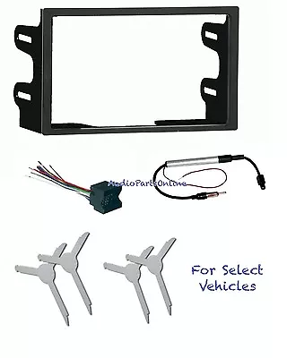 Double Din Car Stereo Kit Combo W/Amplified Antenna Adapter +Tools For Select VW • $29.95