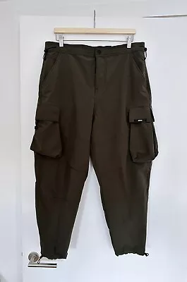 Zara Mens Cargo Pants Khaki Green Large BRAND NEW With Tags • £7.99