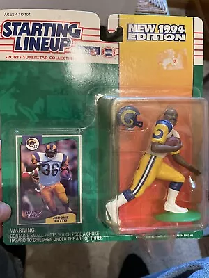 1994 Jerome Bettis Rookie Starting Lineup Figure W/card HOF NEW • $14