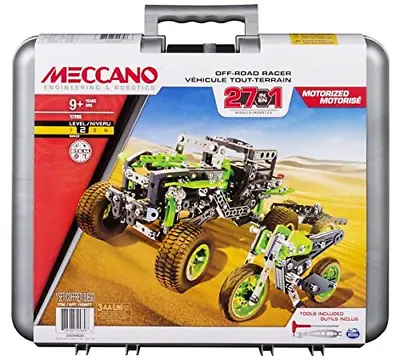 Meccano - Motorized Off-Road Racer With Durable Carrying Case - 27 Models • $126.44