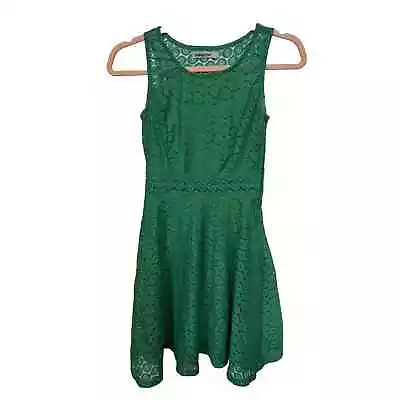 Bailey Blue Dress Kelly Green Sleeveless Tank S Summer Wedding Office Casual • $12.99