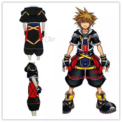 Kingdom Hearts II 2 Sora Cosplay Costume Tailored: • $78.98