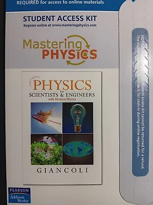 MasteringPhysics With E (STUDENT ACCESS KIT ONLY). • $52.80