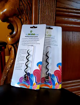 Two (2) Brand New Rabbit Houdini Replacement Wine Corkscrew Spiral Worms • $7.99