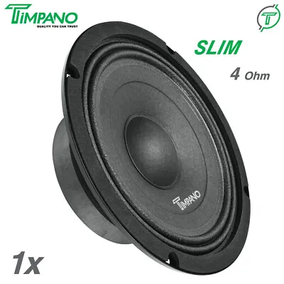 1x Timpano Shallow Mount 8  PRO Audio Speakers TPT-MB8-4 SLIM 4 Ohm 700 Watts • $29.95