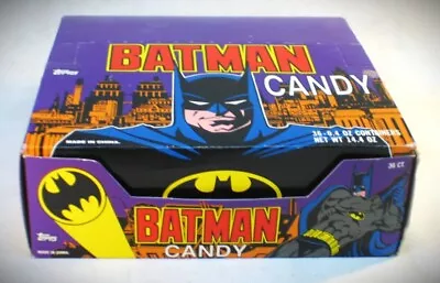 Vintage Sales Display Topps Batman Candy -- 36 Ct Full Box • $100