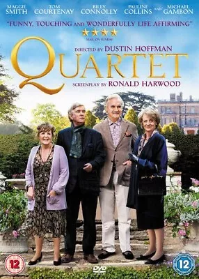 Quartet Dustin Hoffman Maggie Smith Pauline Collins Eone Uk Dvd New And Sealed • £2.79