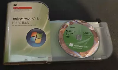 Microsoft Windows Vista Home Basic Upgrade - 32 Bit + Product Key • $16.95