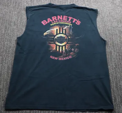 Harley-Davidson Las Cruces Biker Heavyweight Pocket Tank Top Shirt Men's 2XL • $29.77