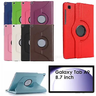 For Samsung Galaxy Tab A9 8.7  SM-X110 X115 X116 Leather Flip Case Stand Cover • £3.99
