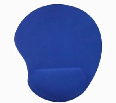 £2.49 • Buy Blue Anti-slip Mouse Mat Pad With Wrist Support Pc & Laptop ~uk Seller~