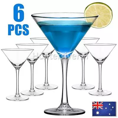 6PCS Martini Cocktail Drinking Party Glasses AUS • $24.63