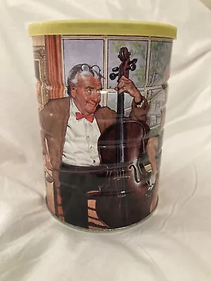 Vtg Maxwell House 1993 Coffee Can With Norman Rockwell Style Graphic • $2.99