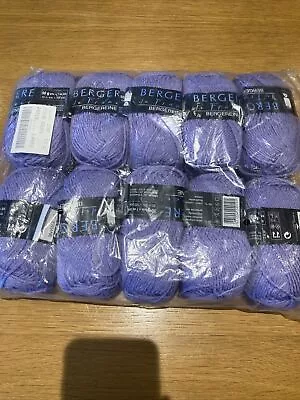 £37.95 • Buy Bergere De France Bergereine 10 X 50g Balls Shade Valeraine