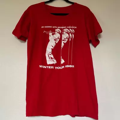 Maynard Ferguson Music Tour Red T-Shirt Cotton All Size S-5XL • $14.99