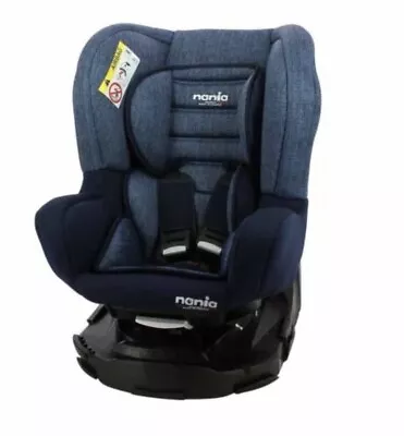 Nania Revo Group 0+/1 From Birth 360 Swivel Car Seat In Denim Marine Brand New • £89.99