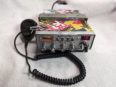 Cobra 25 GTL Graffiti Custom Wrapped CB Radio. Peak & Tune.  • $89.99