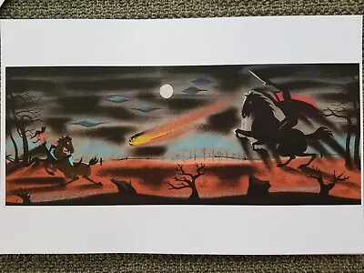 Mary Blair Ichabod Crane Headless Horseman Concept Art Poster Print 11x17  • $29.99