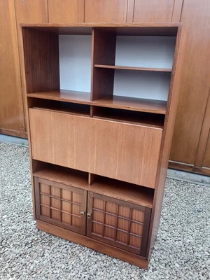 £100 • Buy Vintage 1960's A Younger Teak Wall Unit. Drinks Cabinet. Super Quality