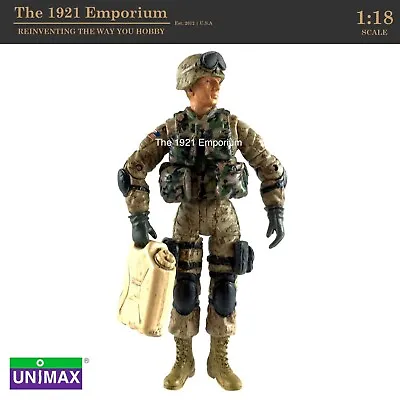 1:18 Unimax Toys Forces Of Valor Bravo Team US Army Soldier Humvee Driver Figure • $39.99