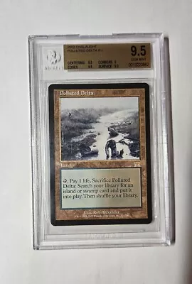 2002 Onslaught Polluted Delta #321 BGS 9.5 Gem Mint MTG Magic The Gathering • $599