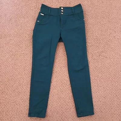 Verox Pants Womens Size 14 Blue Ankle 30x26 High Rise • $20.70