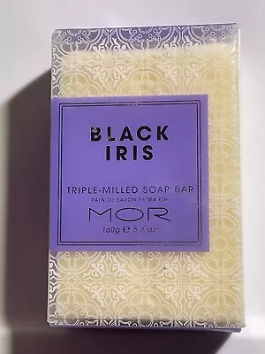 MOR 🇦🇺 BLACK IRIS TRIPLE MILLED SOAP BAR (1)5.6oz/160g RaRe 💜 DISCONTINUED • $17.90