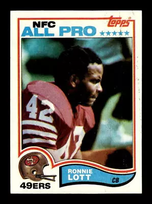 1982 Topps Football #486 Ronnie Lott RC Excellent San Francisco 49ers • $9.99