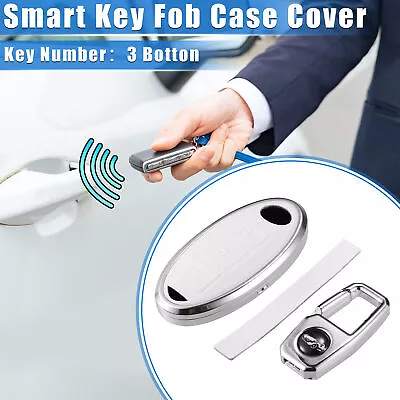 3 Button Remote Key Fob Cover Case With Keychain Set For Nissan Elgrand White • $29.57