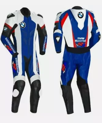 Motorcycle BMW Leather Racing Suit Motorbike Riding Suit All Sizes Available • $366.74