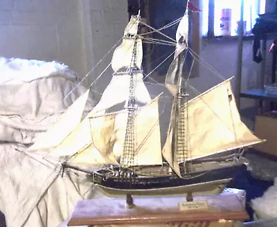 Baltimore Clipper SAILBOAT Ship Boat Model VINTAGE • $38