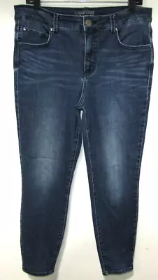 Maurices Everflex High-rise Dark Wash Denim Jeans Womens Size 14 Reg • $7.99