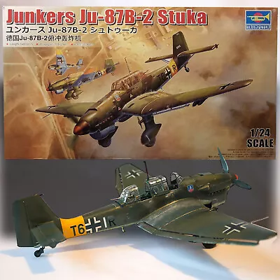 Trumpeter 1/24 Junkers Ju 87b-2 Stuka Model Kit 02421 • $150.47