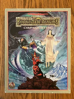 FORGOTTEN REALMS CAMPAIGN SETTING 1993 Dungeons & Dragons 2nd Ed COMPLETE & NM+! • $249