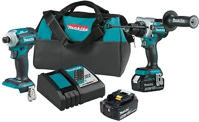 Makita XT288T 18V LXT Lithium-Ion Brushless Cordless 2-Pc. Combo Kit (5.0Ah) • $299.99