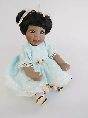 Vintage 1995  WILLA Doll 9  Melissa McCrory Ltd Edition BLACK All Original • $24