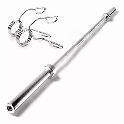 7FT Olympic Bar 7 Foot OLY Barbell Weight Lifting Strength Commercial 300lb NEW • $155.80