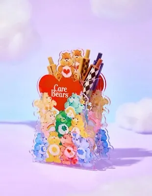 Care Bears Cosmetics Makeup Brush Pen Holder Organiser Cup Storage Brand New • $19.95