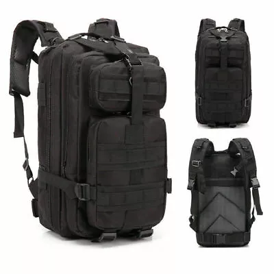 Military Tactical Molle Backpack Men Rucksack Outdoor Camping Travel Hiking Bag • $25.89