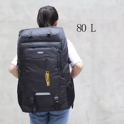 50L80L Hiking Backpack Men Women Travel Pack Sports Bag Climbing Camping Outdoor • $94.08