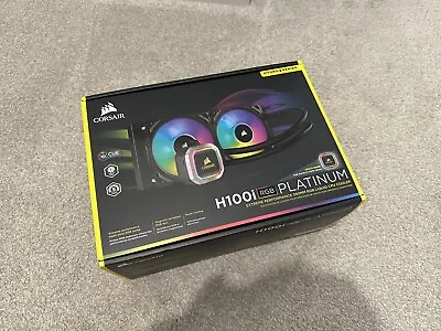 Corsair ICUE H100i RGB Pro XT 2400 RPM 75 CFM Liquid Cpu Cooler (CW-9060043-WW) • £85