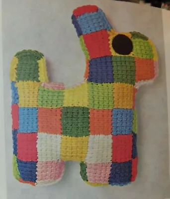 Vintage PDF Pattern Afghan Hook Crochet PATCHWORK DOG Scotty Baby Pillow Plush  • $1.50