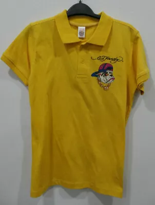 Ed Hardy 100% Cotton Kids Boys Large 12 Short Sleeves Polo T-Shirt  • $19.99