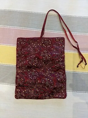 £15 • Buy Accessorize Red Beaded Jewellery Roll With Sequin Detailing
