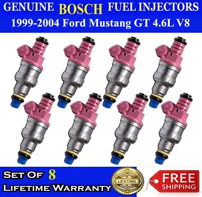 Upgraded Oem Bosch 8X    Fuel Injectors For 1999-2004 Ford Mustang GT V8 4.6L  • $195
