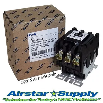 C25FNF360B Eaton / Cutler Hammer DP Contactor - 60 Amp • 3 Pole • 220-240V Coil  • $131