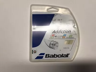 Babolat Addiction 130/16 Tennis String- White Pack. • $14.99