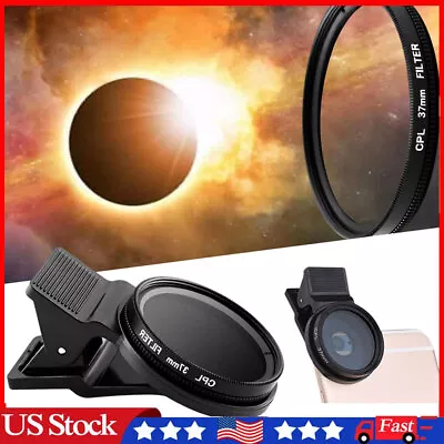 Universal Solar Eclipse Smartphone Lens With Clip Solar Filter For Smartphone • $10.95