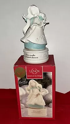 Nib Lenox Musical Angel Figurine Gifts Of Grace Plays Beautiful Dreamer Msrp $80 • $18.99